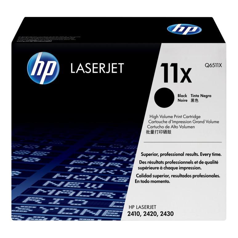 Image of 11X zwarte LaserJet tonercartridge (Q6511X)