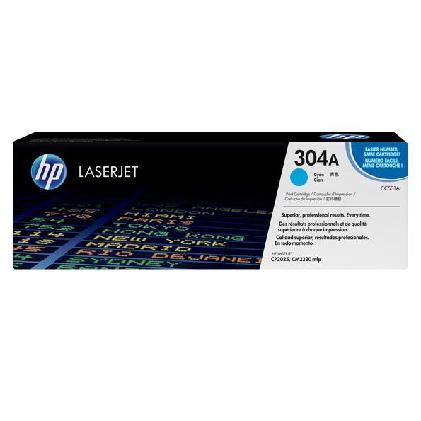 HP 304A toner cyaan