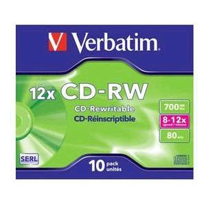 Verbatim Cd Rw 10St Jewelcase verbatim kopen in de aanbieding