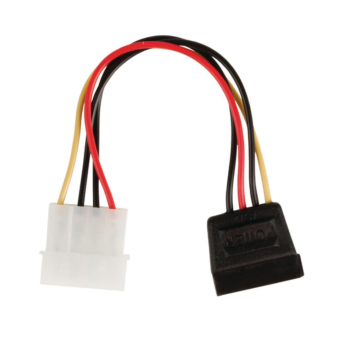 Image of Interne stroom adapterkabel SATA 15-pins vrouwelijk - Molex mannelijk