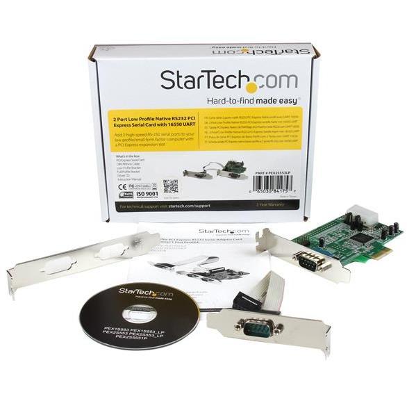 Startech 2X Seriele Rs232 Lp Bracket Pci E 1X startech kopen in de aanbieding Startech 2X Seriele Rs232 Lp Bracket Pci E 1X startech kopen in de aanbieding