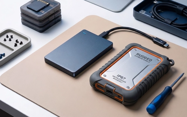 Data recovery externe harde schijf HDD SSD en USB opslag