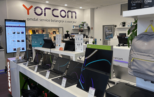 Yorcom showroom binnen